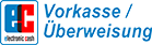 EC Vorkasse Überweisung Logo