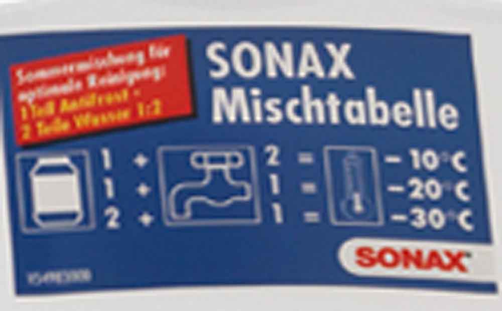 SONAX Messbecher mit flexiblem Schlauch 2 Liter