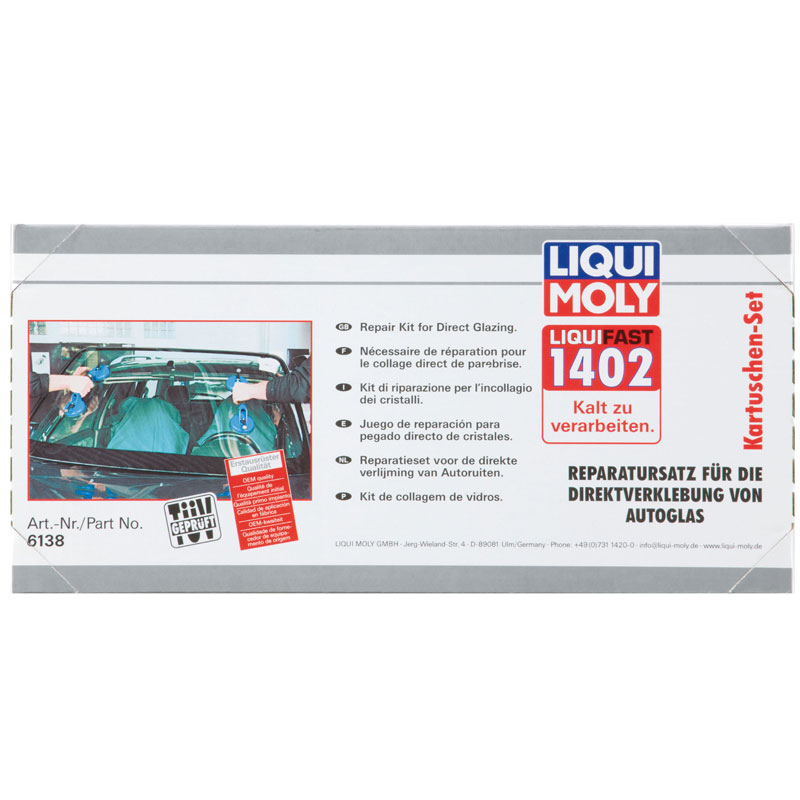 LIQUI MOLY Liquifast 1402 Scheibenkleber Kartuschen-Set