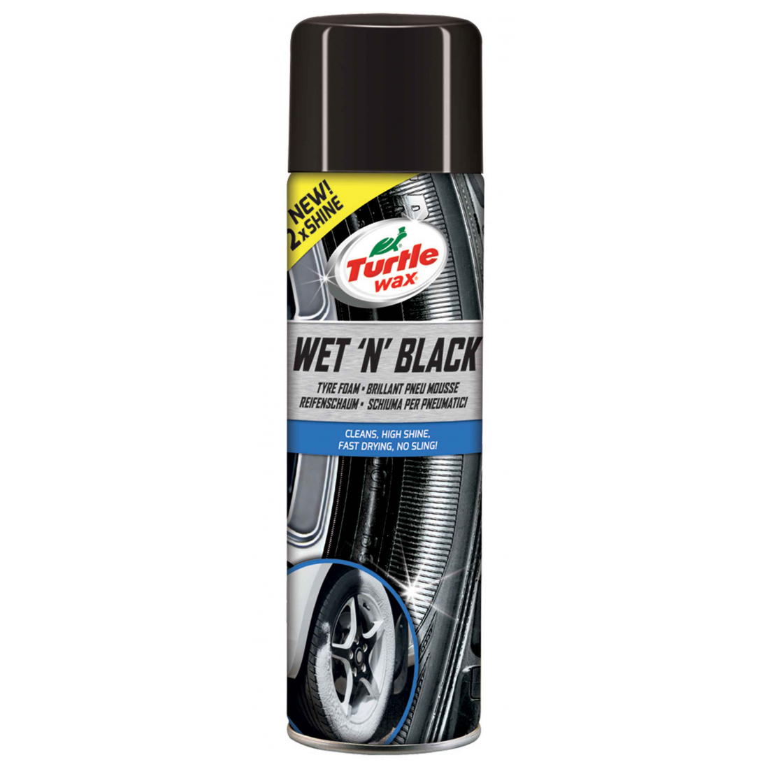 TURTLE WAX Wet 'N' Black Reifenschaum 500 ml