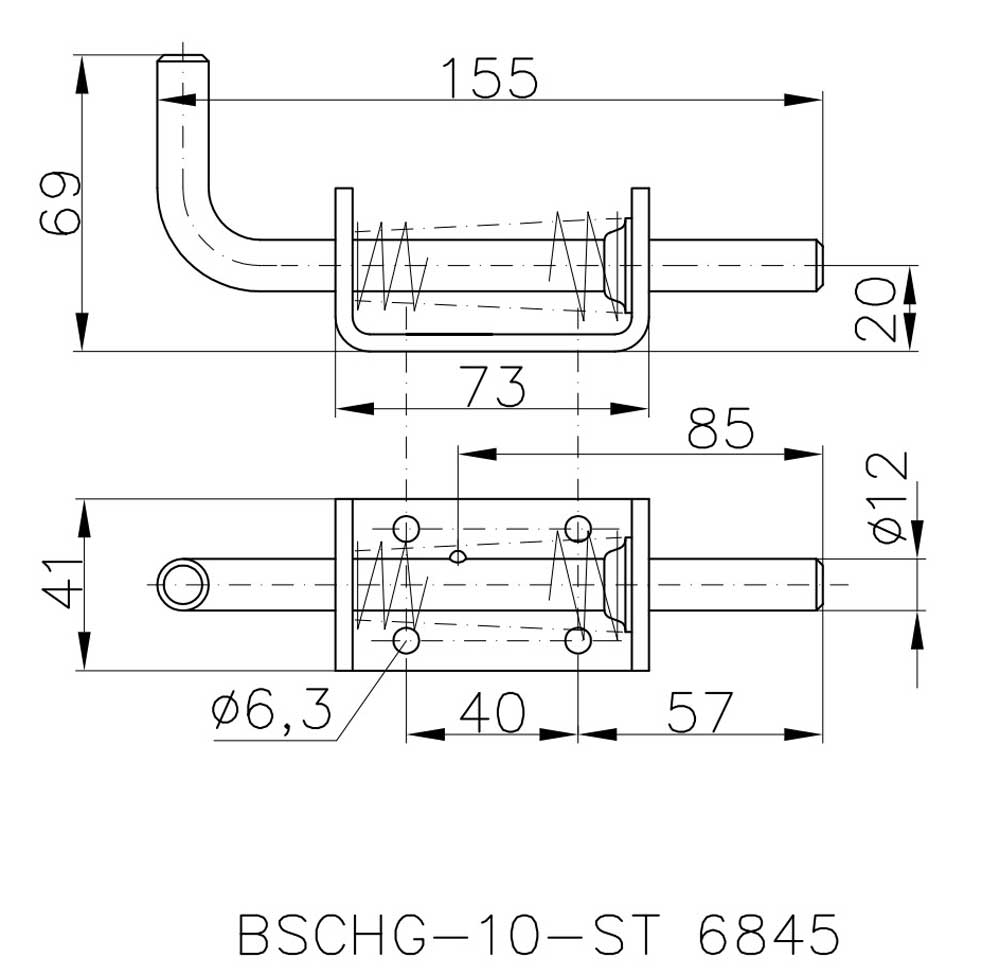 Winterhoff  Bordwandscharnier Verrieglungsbolzen BSCHG 20-A 1732037