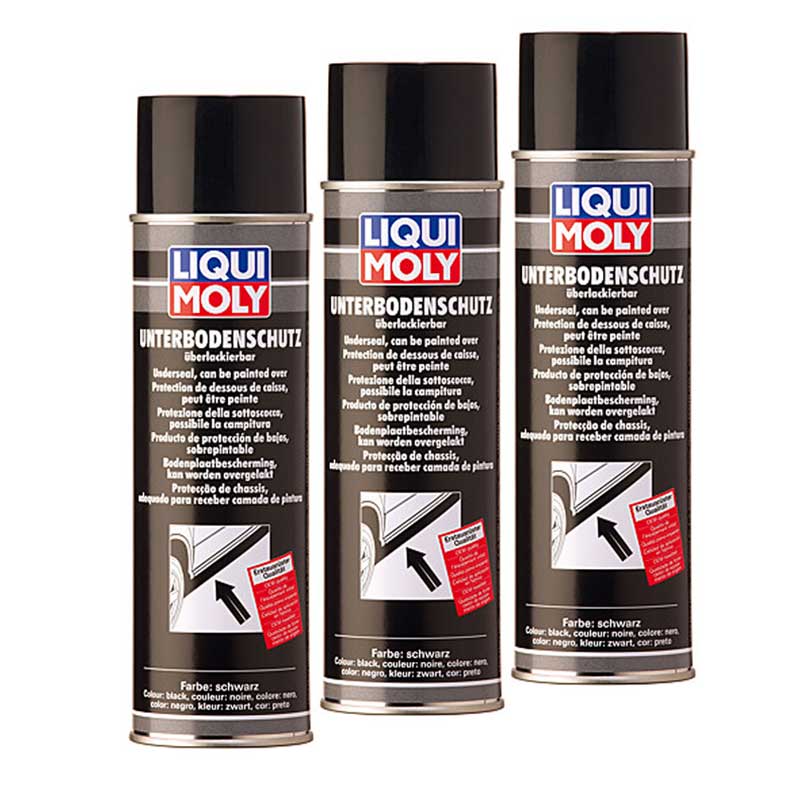 LIQUI MOLY Steinschlag Unterbodenschutz Spray Kautschuk schwarz 500ml