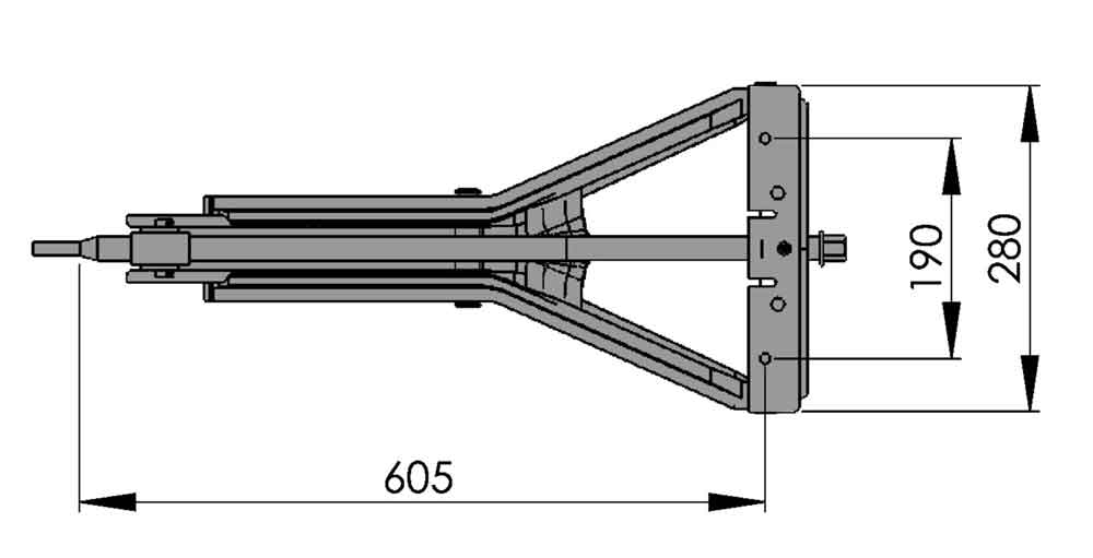 Alko Stabilformstütze leichtbau 1000 kg 267265