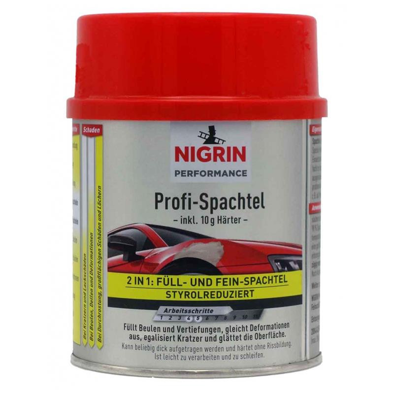 NIGRIN Profi-Spachtel Polyesterharz 500 g 72115