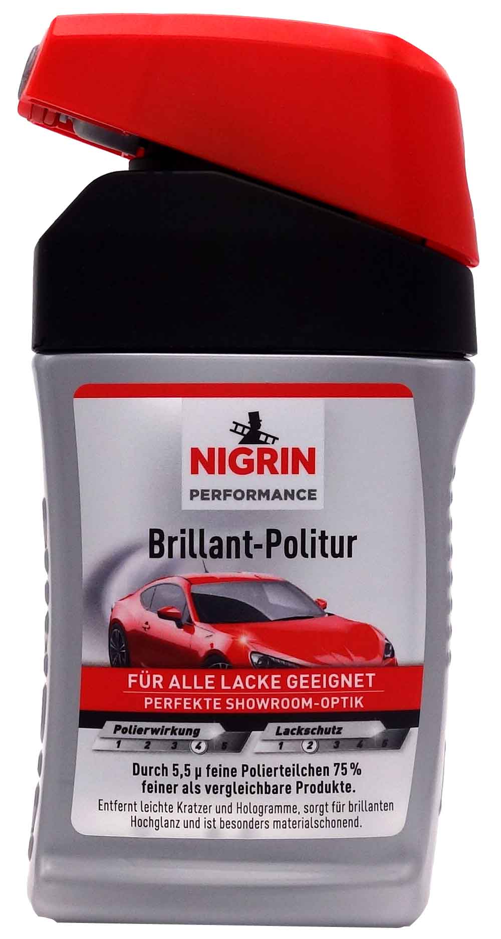 Nigrin Brillant Politur Turbo 300 ml 72970 - Anzahl: 1x Polier-Watte 74304 380g 1 x