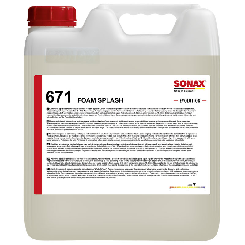 SONAX Foam Splash -EVOLUTION- Schaumreiniger 10L