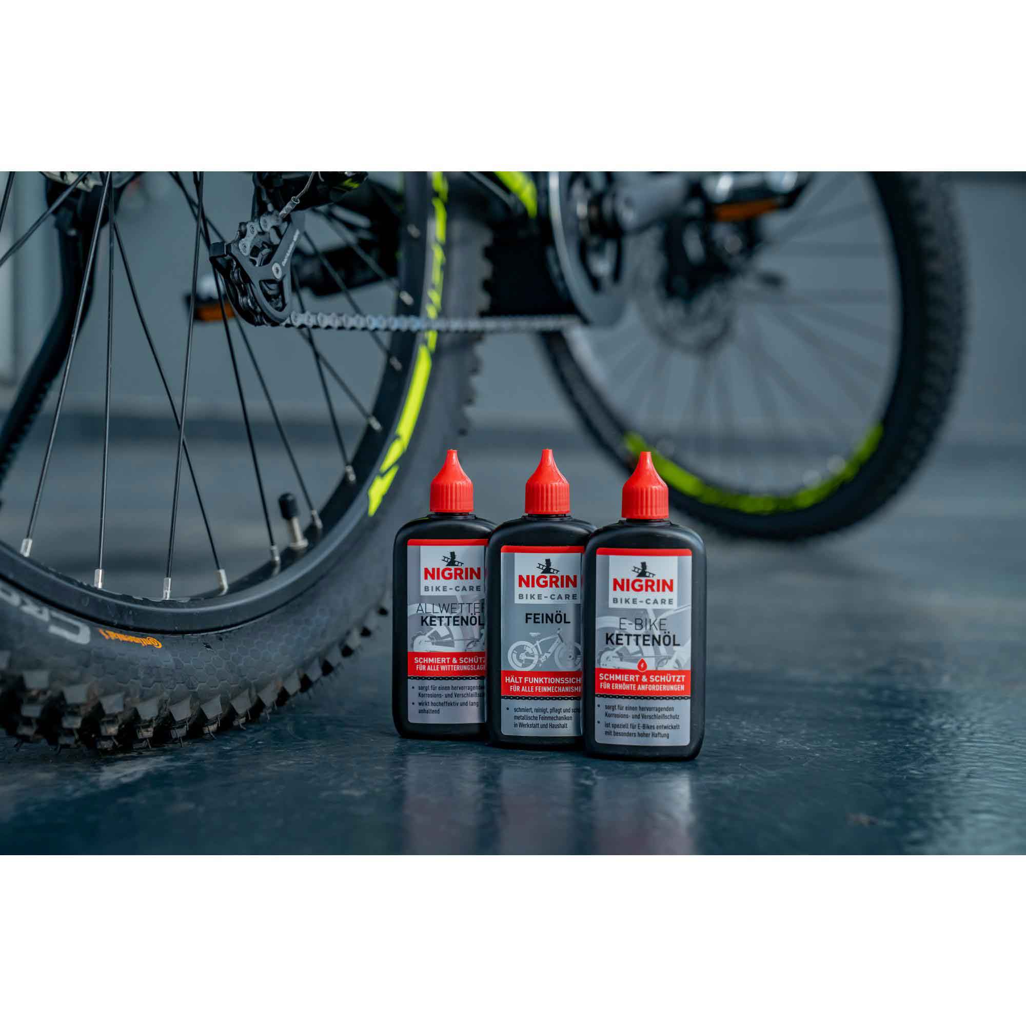 Nigrin BIKE-CARE Allwetter-Kettenöl 100ml 50079