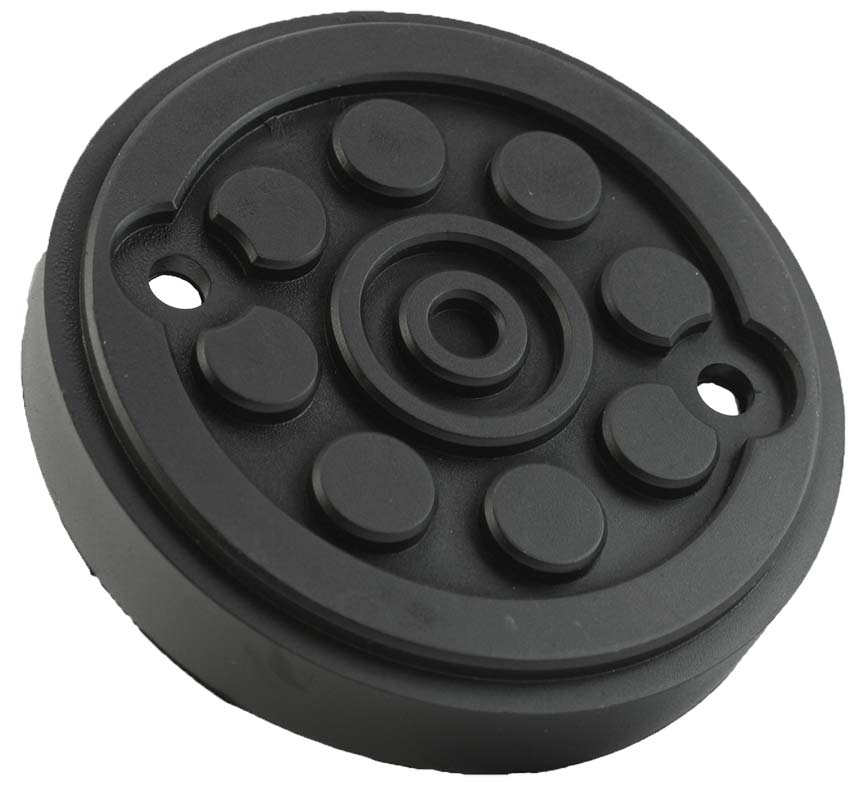 Busching Gummauflage Pad rund Typ C für Hebebühne passend für Maha (neu) 120x22mm