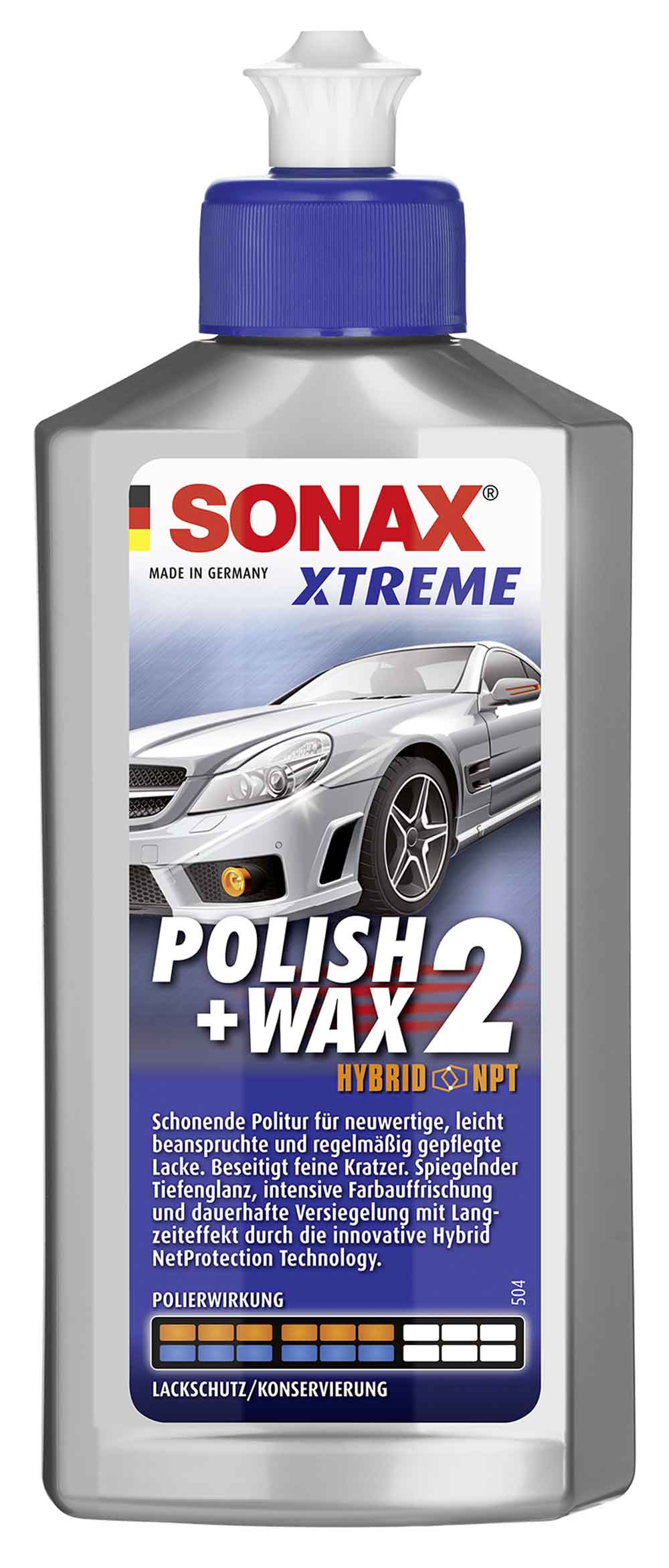 SONAX XTREME Polish+Wax 2 Hybrid NPT 250 ml