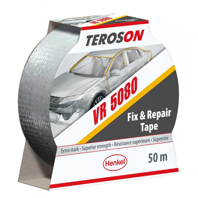 TEROSON VR 5080 Gewebe Reparaturband 50 mm grau 50 m 801378