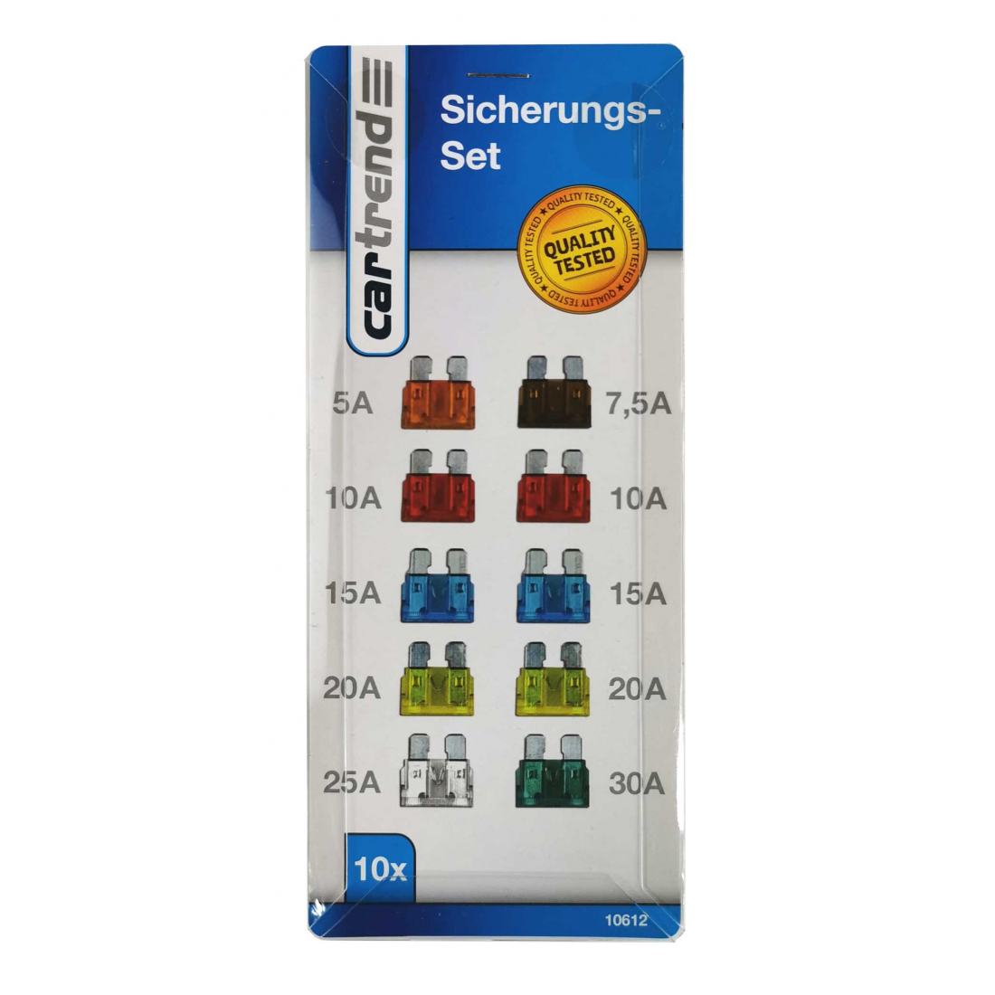 Cartrend Sicherungs-Set 10-teilig 10612