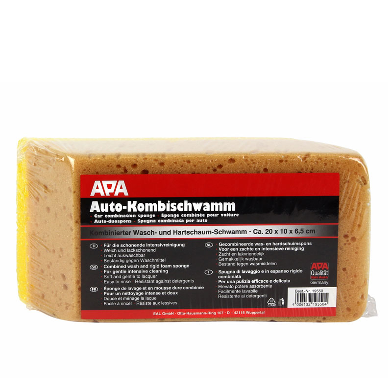 APA Auto-Kombischwamm abgeschrägt 200 x 100 x 65 mm