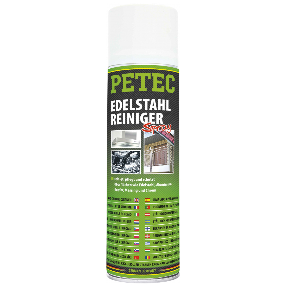 Petec Edelstahlreiniger Spray 500 ml 70260