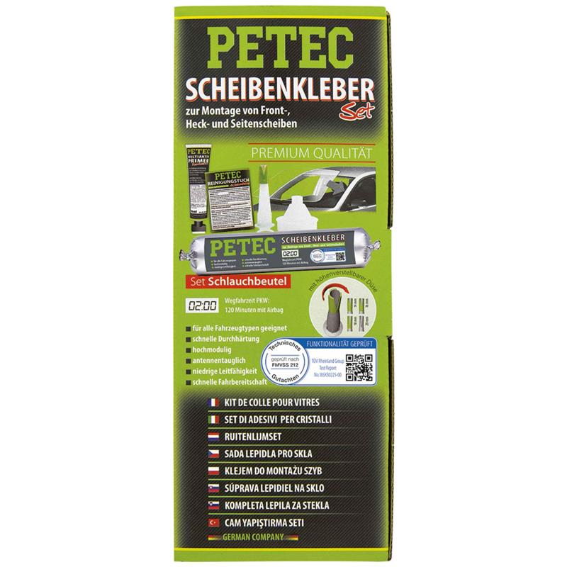 Petec Scheibenkleber-Set Schlauchbeutel 400 ml 83433
