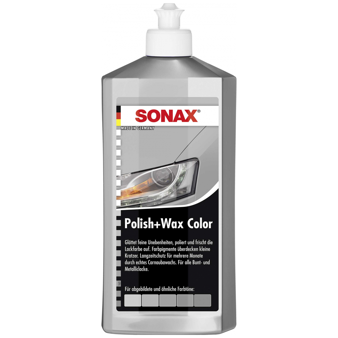 SONAX Polish & Wax Color NanoPro silber/grau