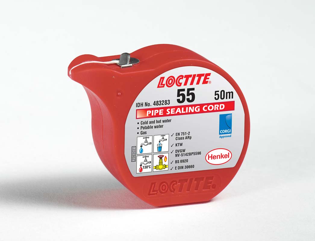 LOCTITE 55 Gewindedichtfaden BLISTER 24 x 50 m DE 492004