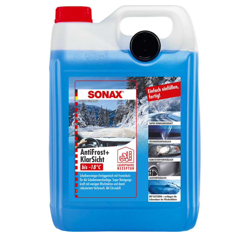 SONAX AntiFrost+KlarSicht bis -18 °C Citrus Fertigmix 5L