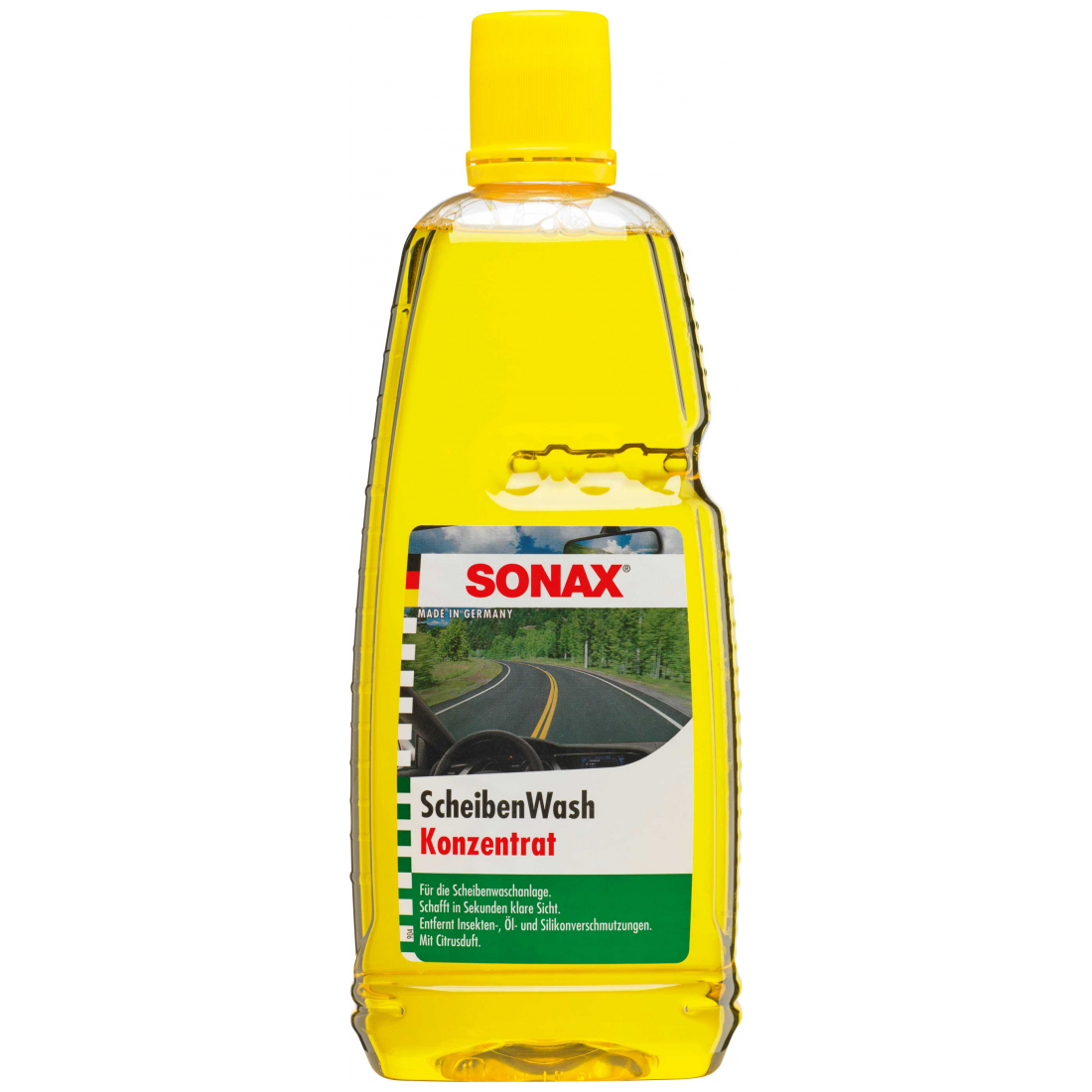 SONAX ScheibenWash Konzentrat 1:10 mit Citrusduft 1L