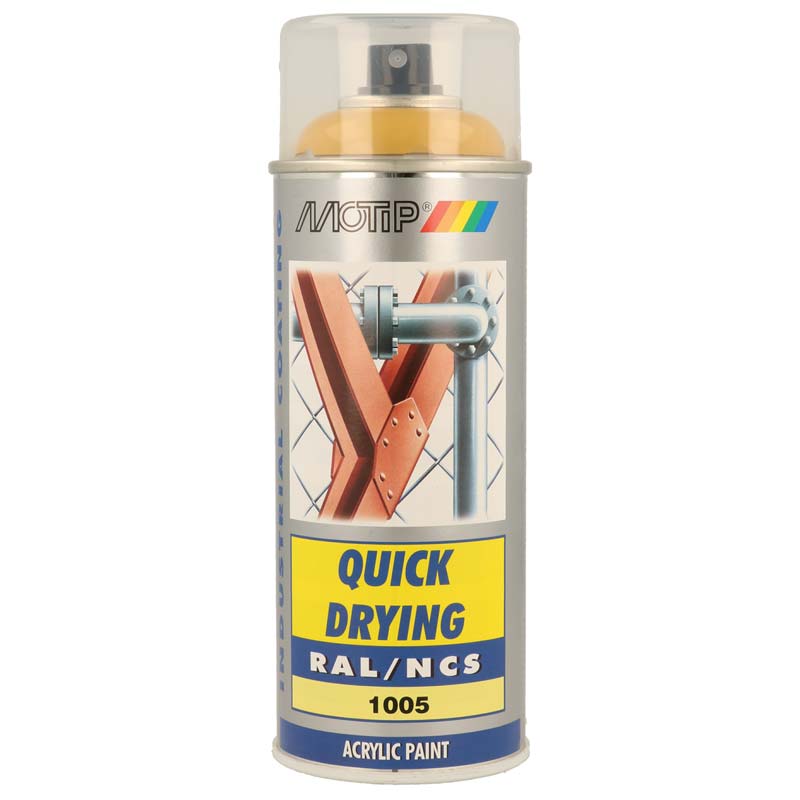 Motip Acryl RAL 1005 honiggelb gänzend 400ml