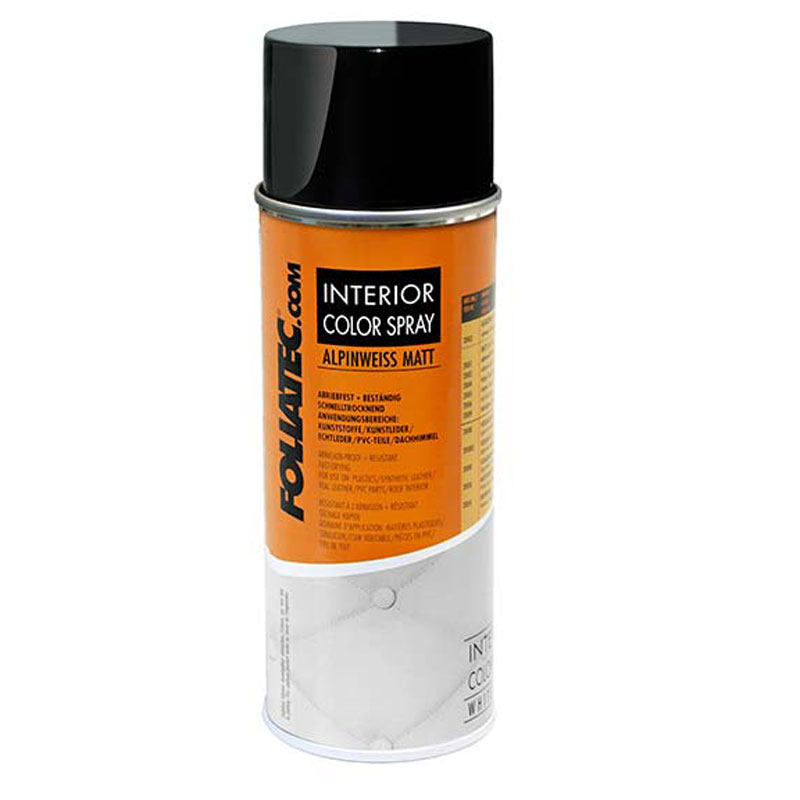 Foliatec Interior Color Spray Alpinweiss Leder Stoff PVC 400ml