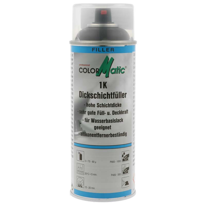 Motip ColorMatic 1K Dickschichtfüller schwarz 400ml