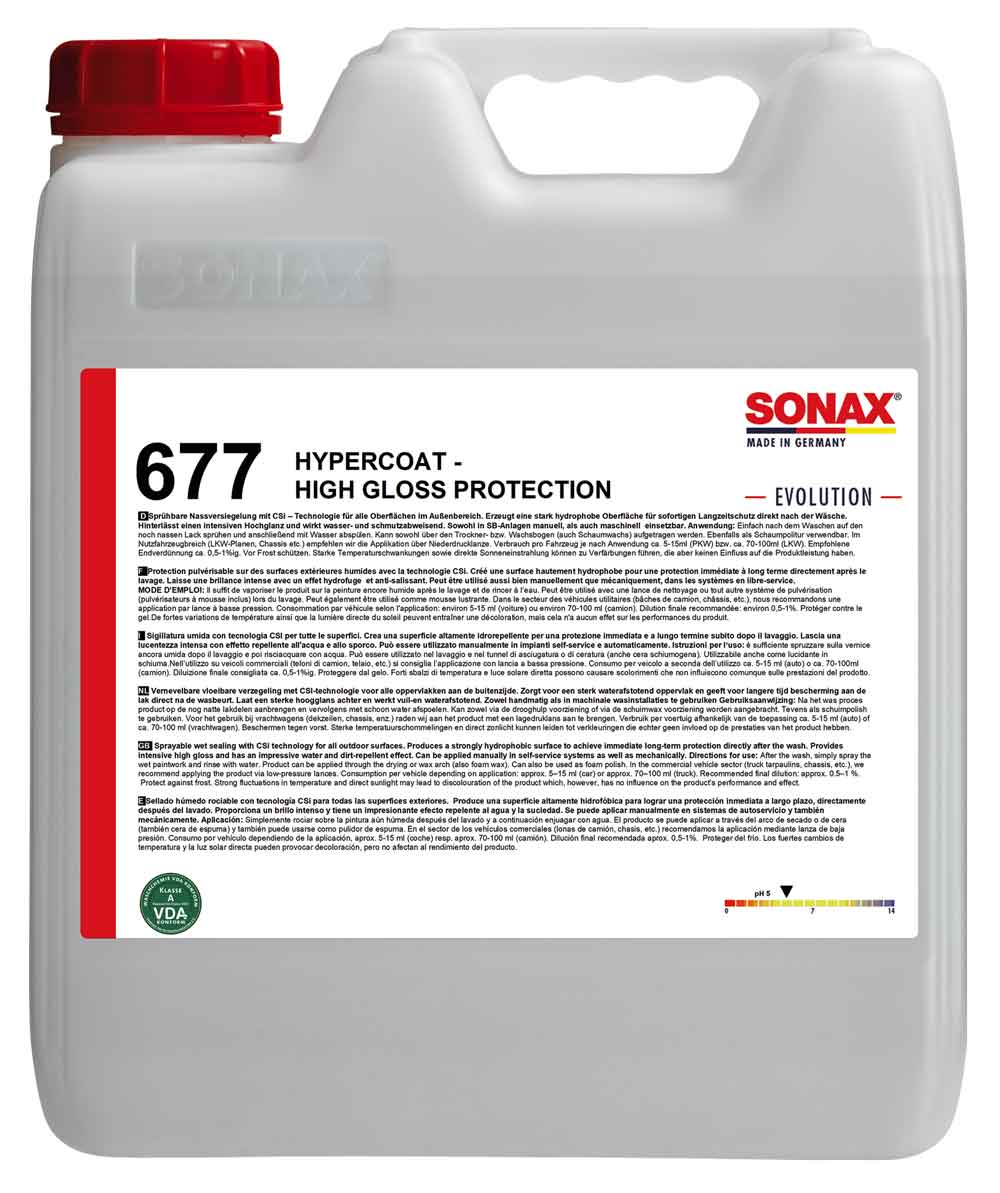 SONAX Hypercoat - High Gloss Protection -EVOLUTION 10L  06776000