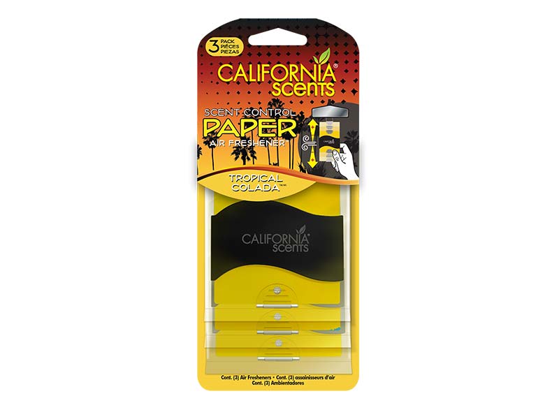 California Scents Tropical Colada Papier Lufterfrischer