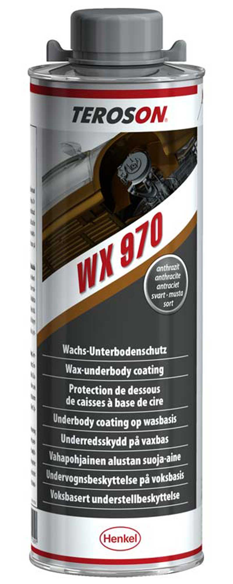 Henkel Teroson WX 970 UBS Unterbodenschutz Wachs grau 1L