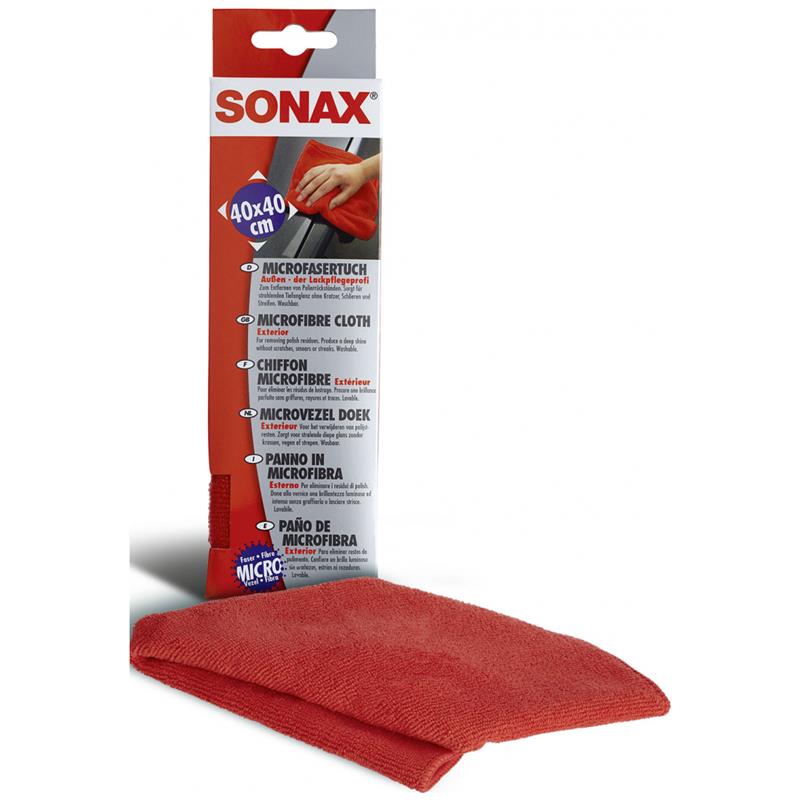 SONAX MicrofaserTuch Außen der Lackpflegeprofi