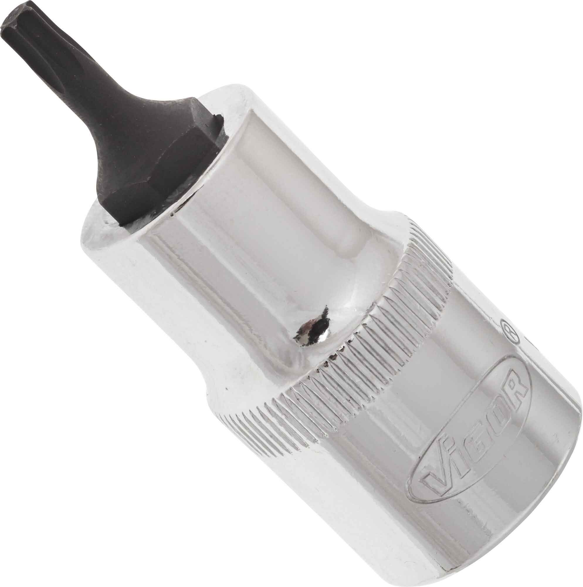 Vigor 1/2" Schraubendreher-Einsatz Vielzahn-Profil T 20 V2151