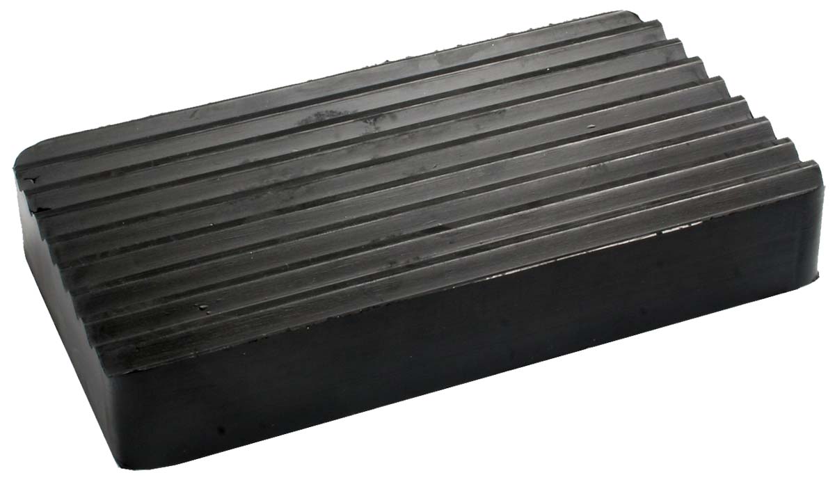 Busching Gummauflage Pad eckig Typ F  für Hebebühne passend für Hofmann 162x91x25mm