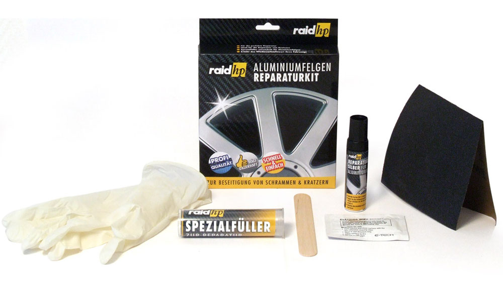 Raid HP Felgen Reparatur-Set Silber