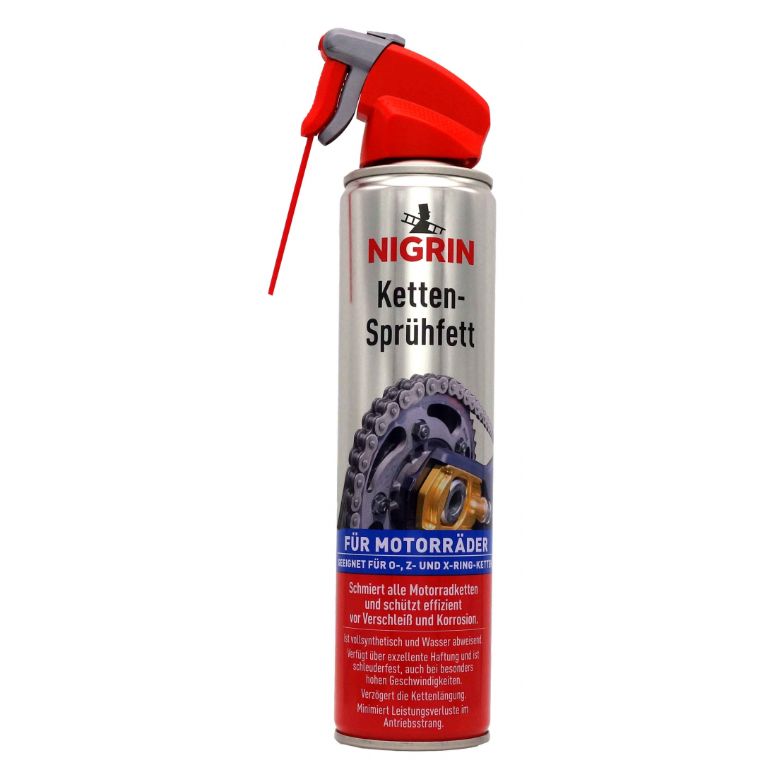 NIGRIN Ketten-Sprühfett für Motorräder 400 ml 73888