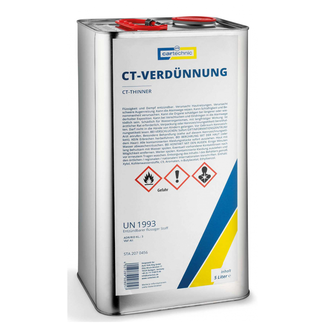 Cartechnic CT-Verdünnung 5l 40 27289 02805 7