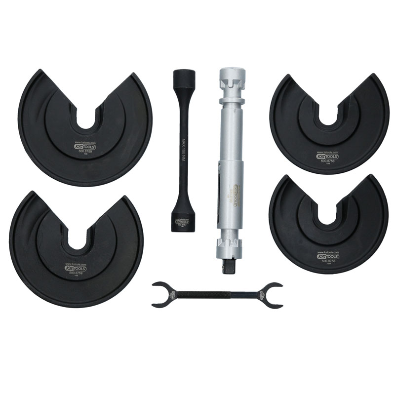 KS Tools Teleskop-Centerspanner-Satz 9-teilig innenligende Federn