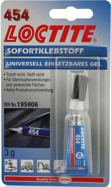 LOCTITE 454 Universal Gel Sofortklebstoff 3 g 195906