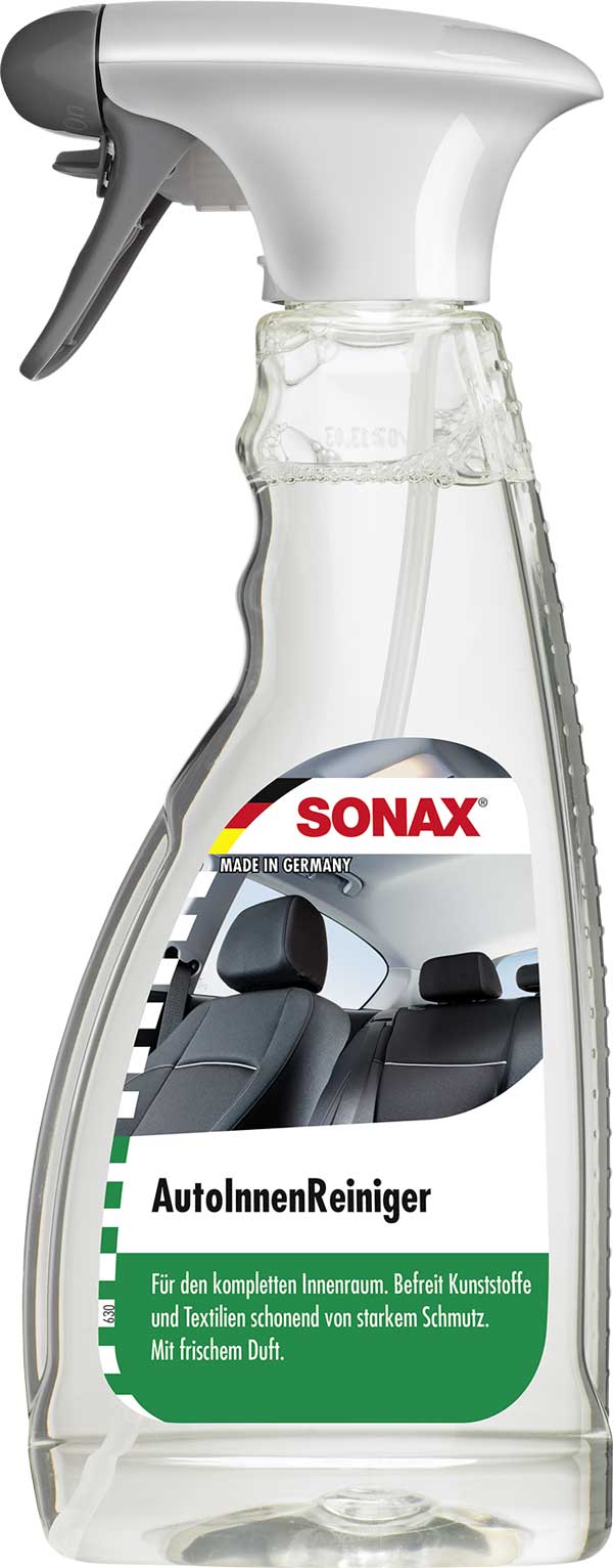 SONAX AutoInnenReiniger 500 ml + Textil- & LederBürste