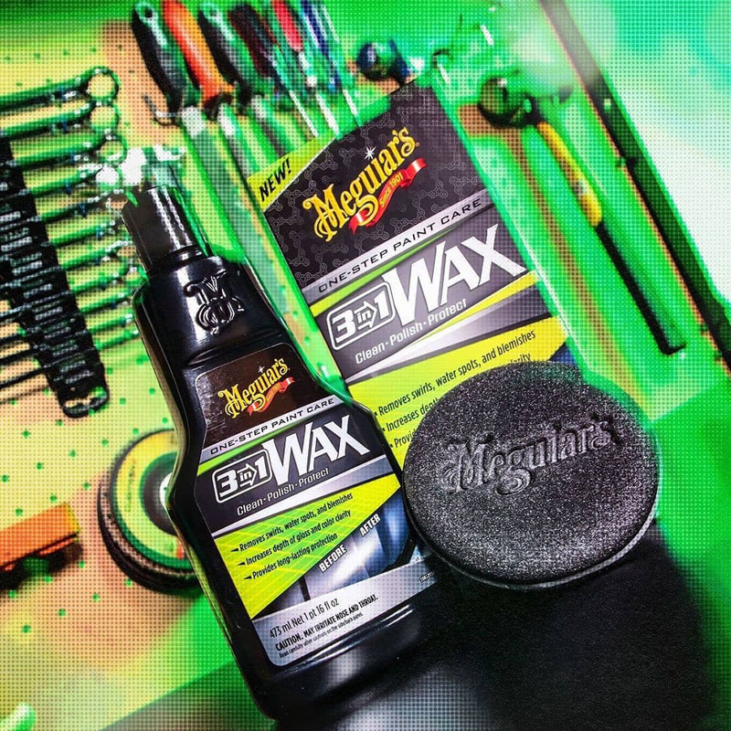 MEGUIAR'S 3-in-1 Wax Autowachs Lackversiegelung G191016EU 473ml