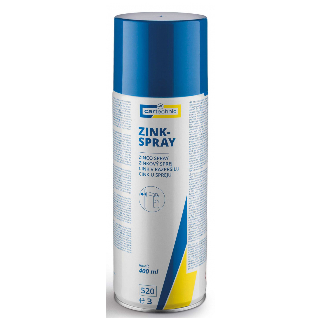 Cartechnic Zinkspray 400ml 40 27289 00091