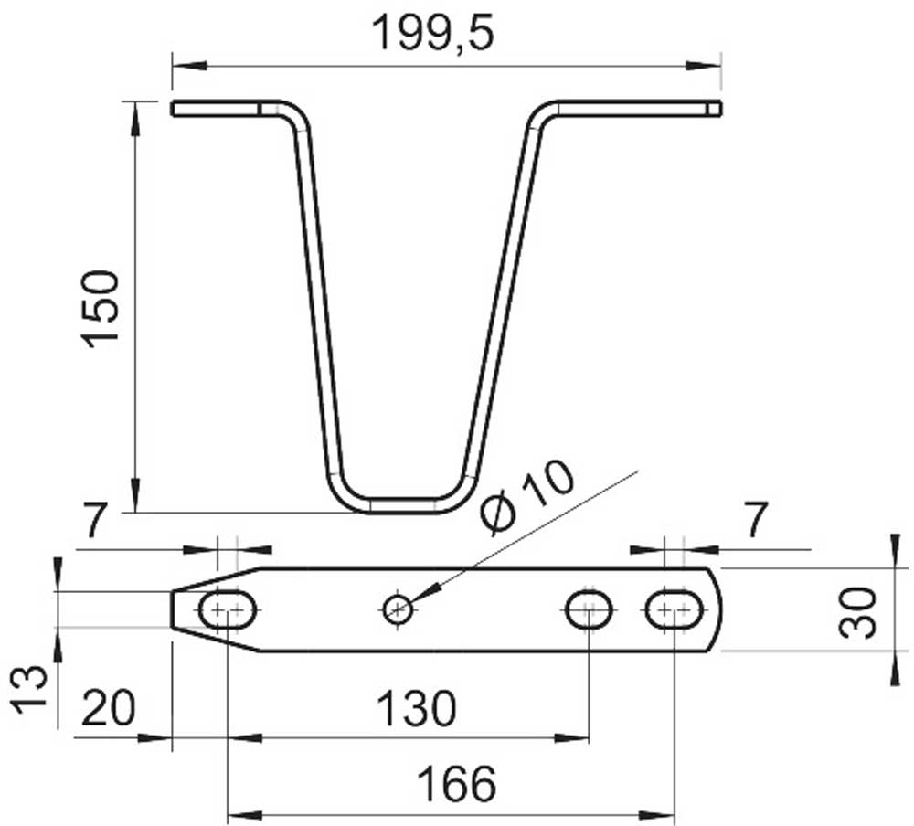 Alko Abstützbügel V Gebr 217132