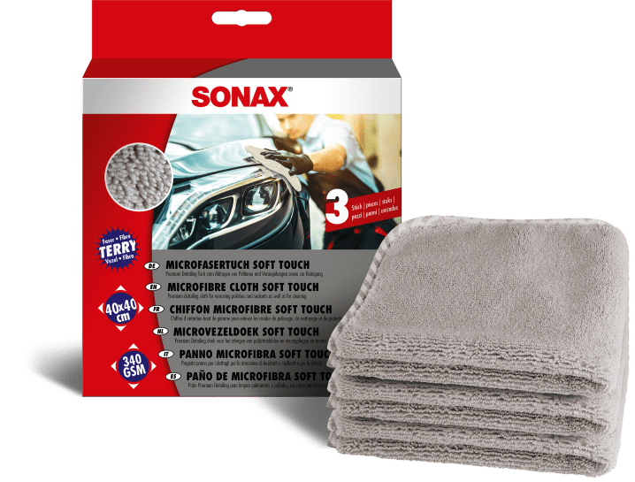 SONAX Microfasertuch Soft touch 3 Stück 04510000