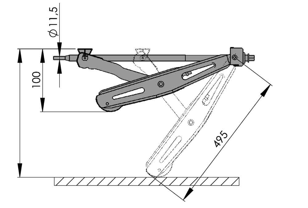 Alko Stabilformstütze leichtbau 1000 kg 267265