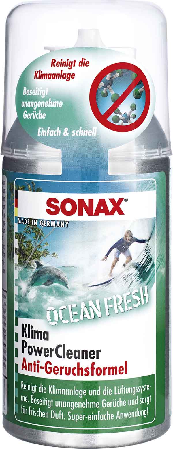 Anwendung SONAX KlimaPowerCleaner AirAid 