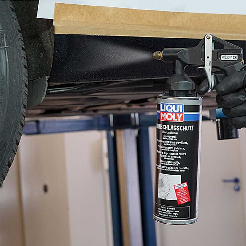 LIQUI MOLY Steinschlagschutz Kautschuk schwarz 1 Liter