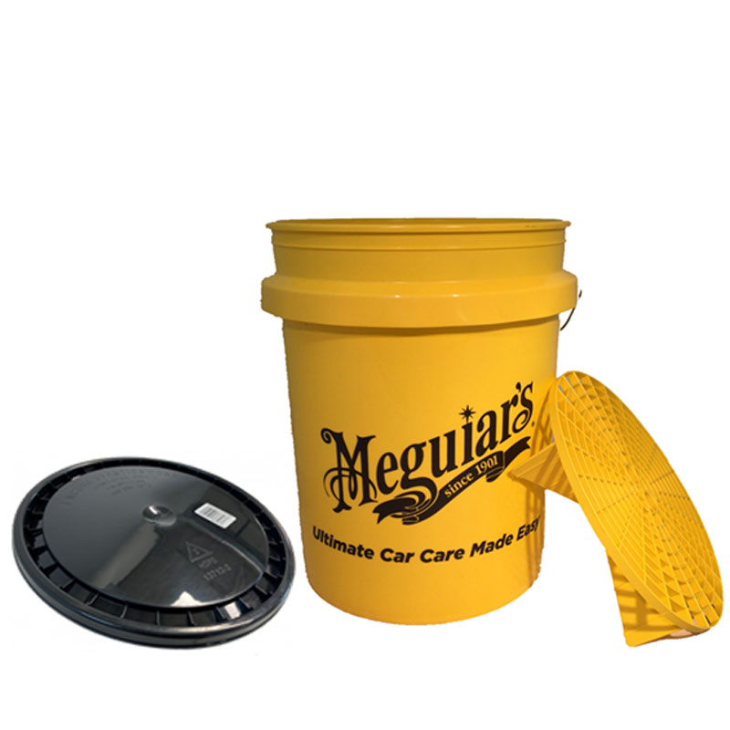 Grit Guard Eimer gelb mit Einsatz x3003B Meguiars Deckel für