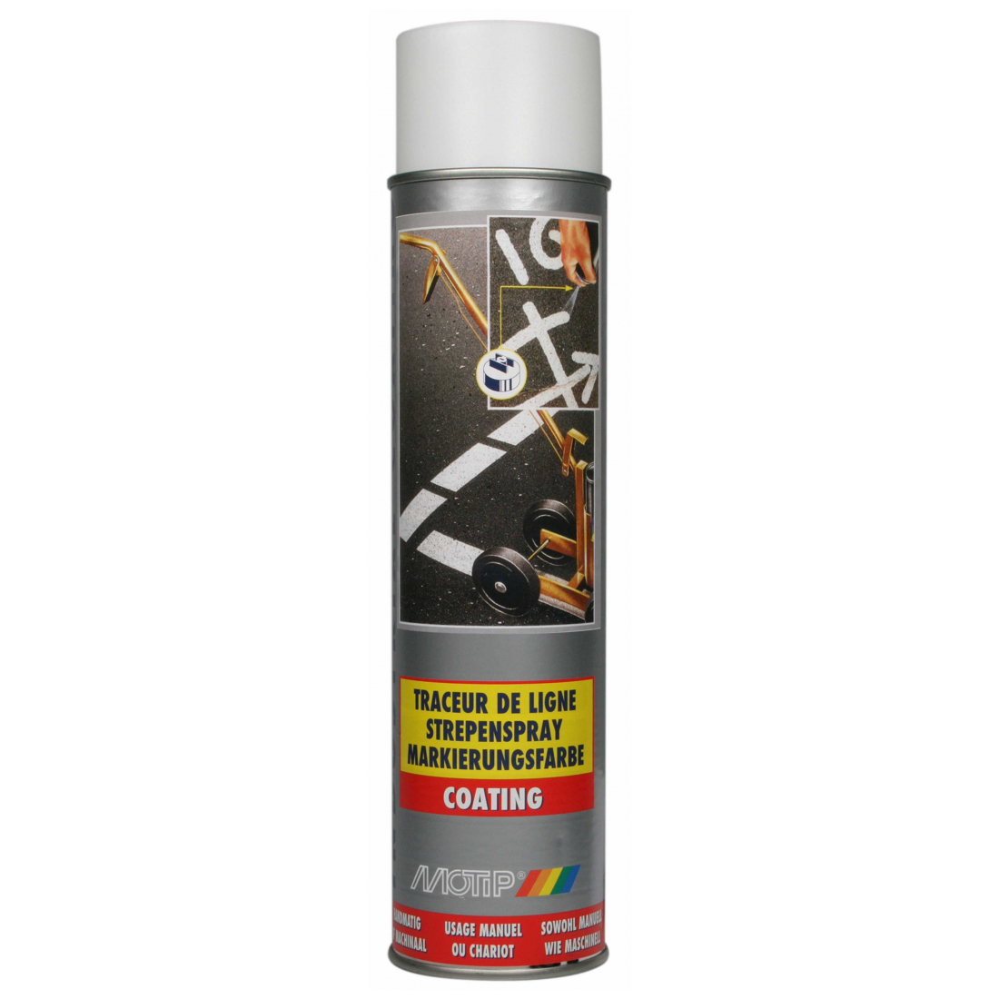 Motip Bodenmarkierungsfarbe weiss 600 ml 000222