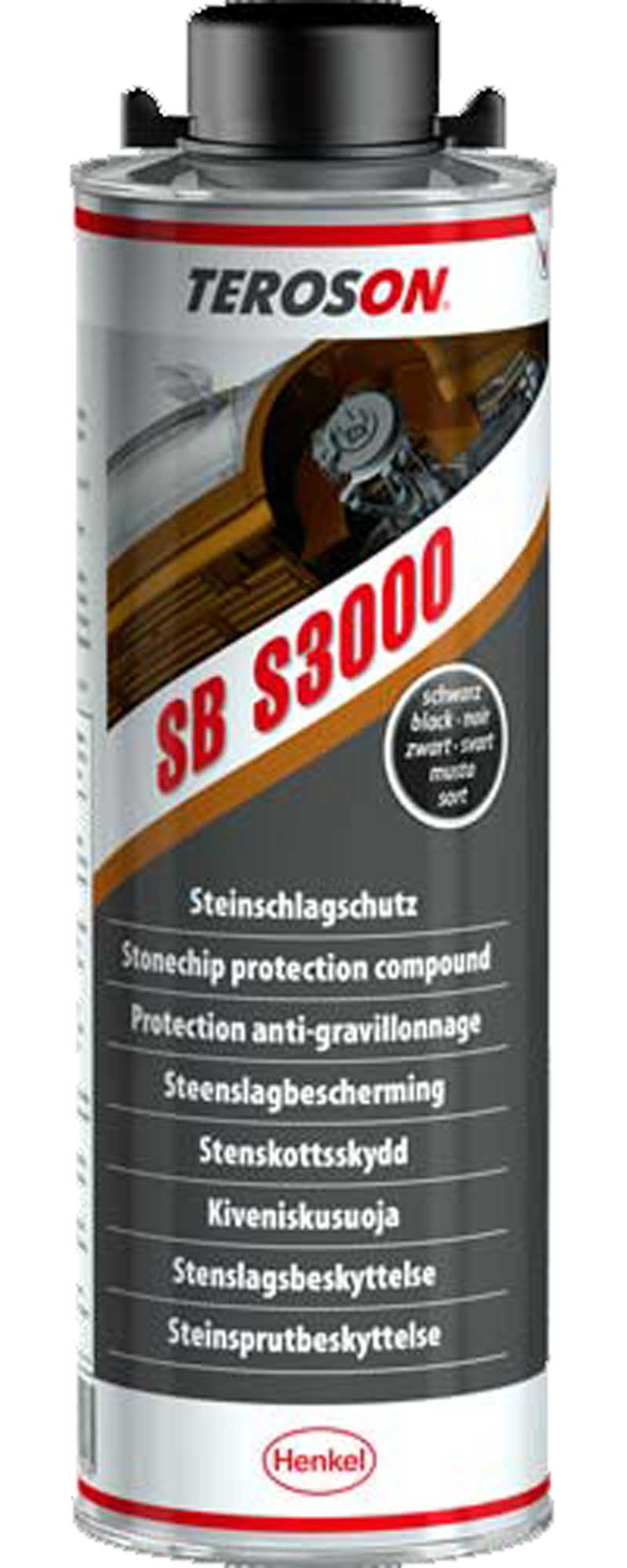 Henkel Teroson SB S3000 Steinschlagschutz schwarz 1L