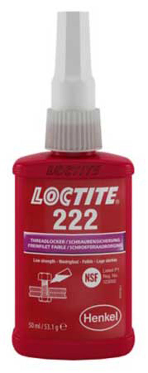 LOCTITE 222 BO Schraubensicherung niedrigfest lila 50 ml