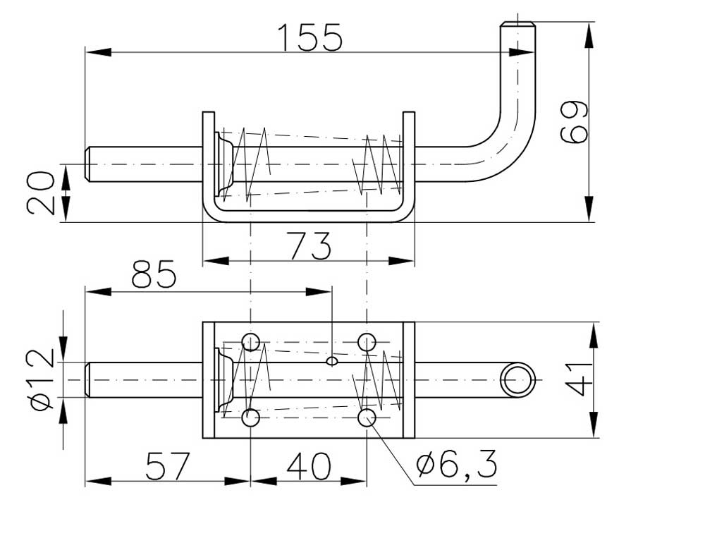 Winterhoff  Bordwandscharnier Verrieglungsbolzen BSCHG 20-A 1732037