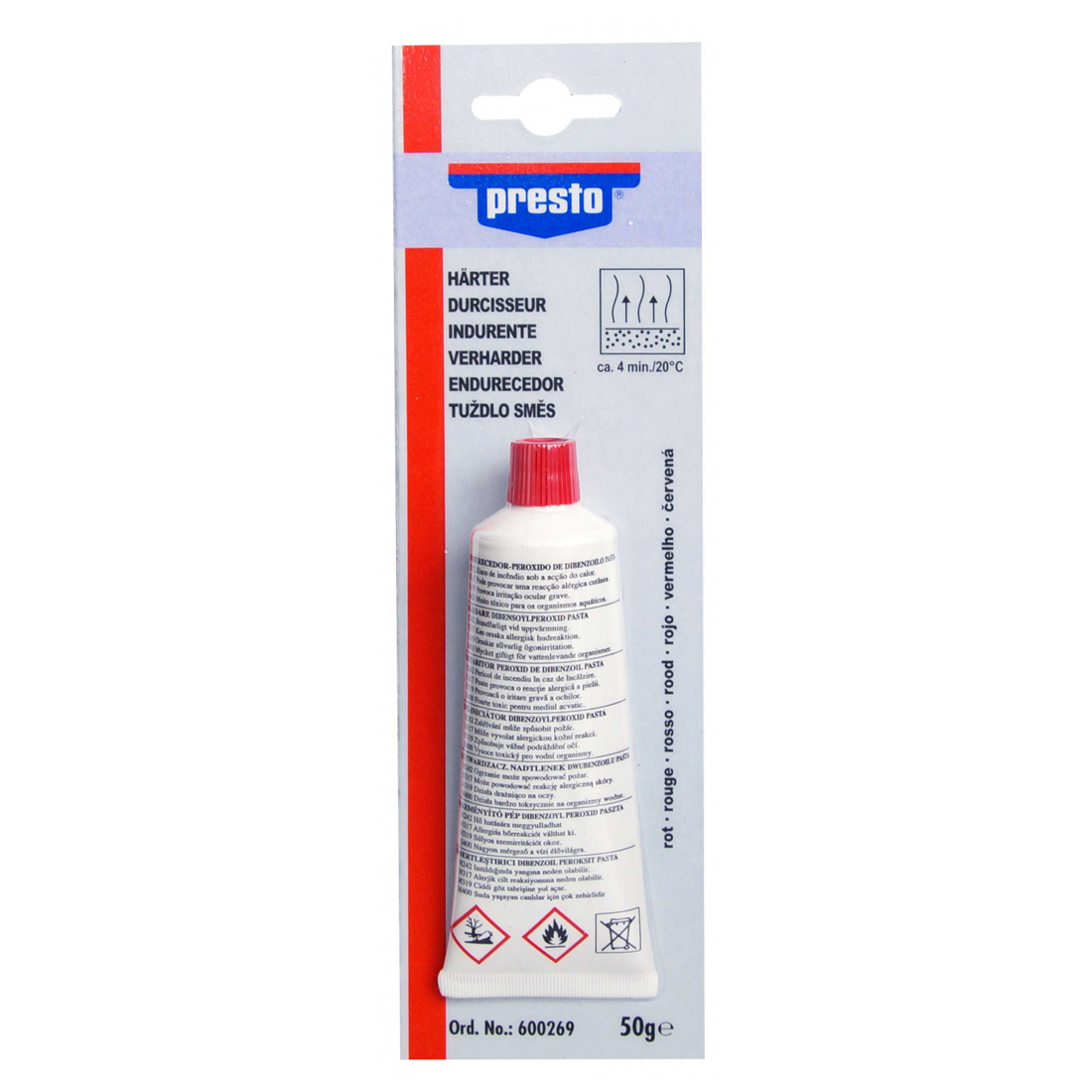 presto Härter rot 50 g 600269